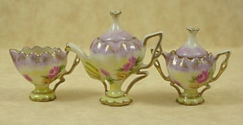 Dollhouse Miniatures reproduction R.S. Prussia Tea Set
